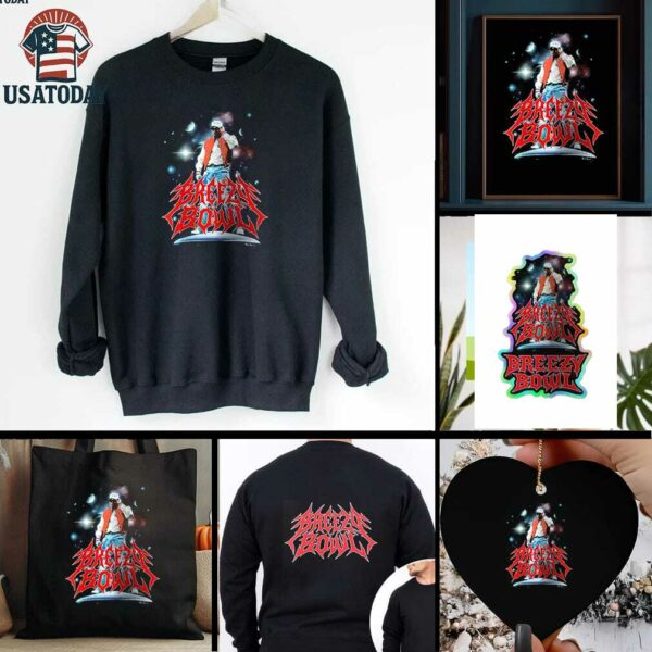 Chris Brown Breezy Bowl XX intergalatic graphic shirt