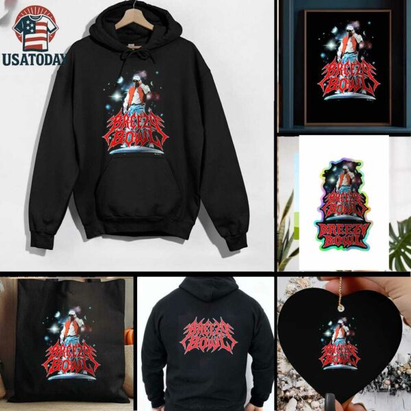 Chris Brown Breezy Bowl XX intergalatic graphic shirt