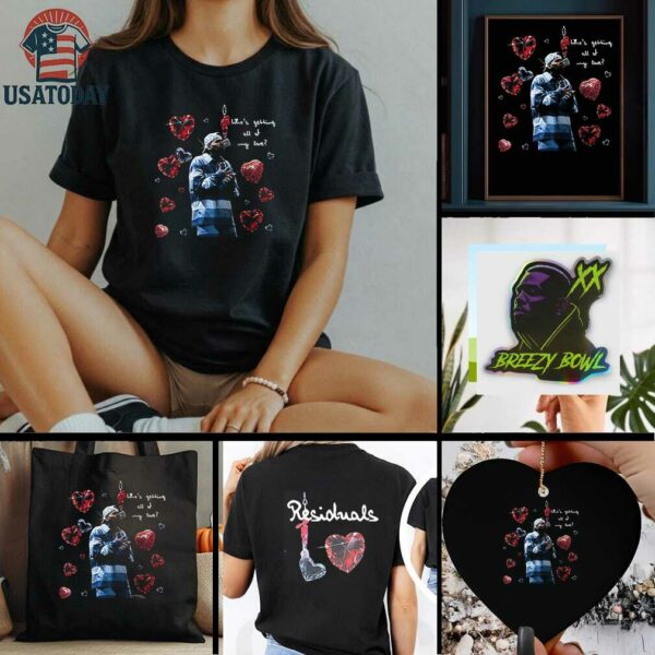 Chris Brown Breezy Bowl XX residuals who’s getting all of my love shirt
