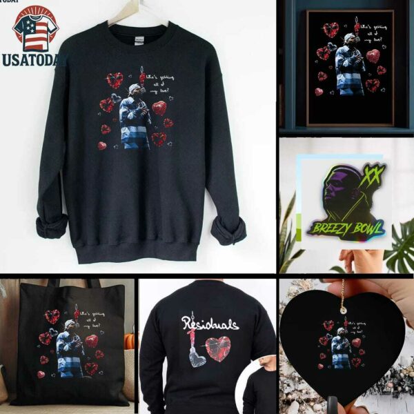 Chris Brown Breezy Bowl XX residuals who’s getting all of my love shirt