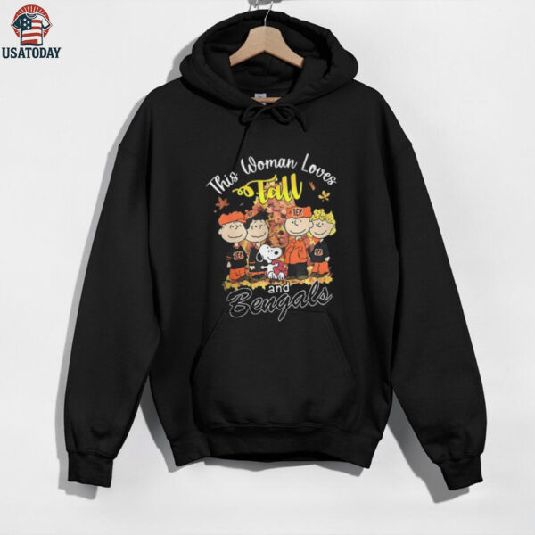 Cincinnati Bengals x Snoopy this woman loves fall shirt