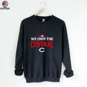 Cincinnati Reds we own the national league central 2025 MLB division champions shirt