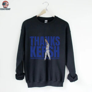 Clayton Kershaw Thanks Kersh 18 seasons 3 Cy Youngs 1 MVP 2 rings shirt