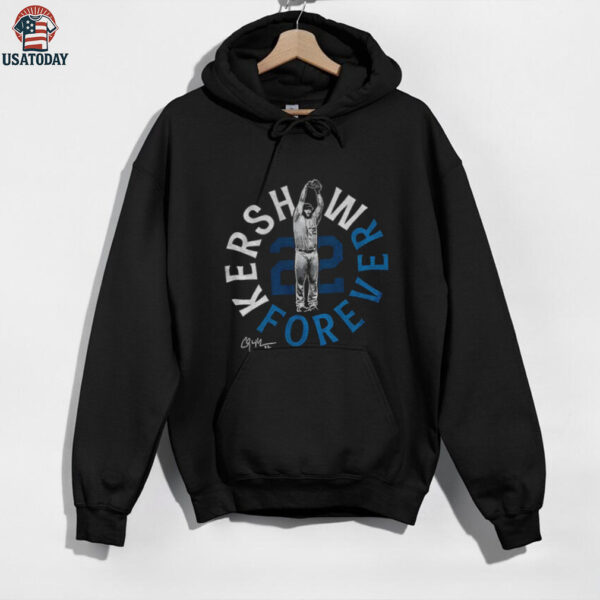 Clayton Kershaw’s legendary Kershaw forever 22 Dodgers baseball legend shirt