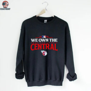 Cleveland Guardians we own the American league central 2025 MLB division champions shirt
