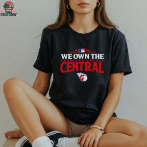 Cleveland Guardians we own the American league central 2025 MLB division champions shirt