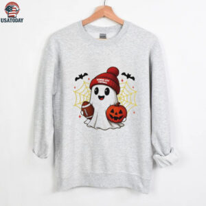 Cute Ghost Football Kansas City Chiefs Happy Halloween shirt