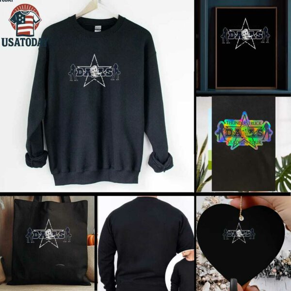 DC Cheerleaders Inspired Dallas Cowboys Thunderstruck Stadium Tour t shirt