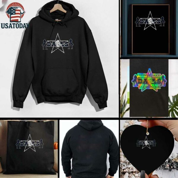 DC Cheerleaders Inspired Dallas Cowboys Thunderstruck Stadium Tour t shirt