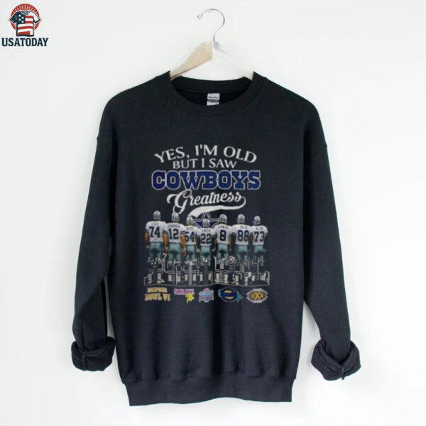 Dallas Cowboys Football yes I’m old but I saw Cowboys greatness signatures shirt