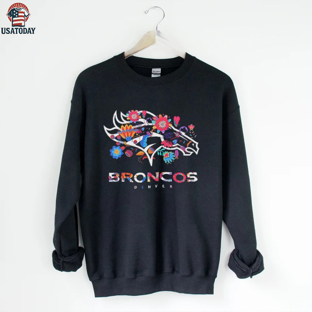 Denver Broncos Feliz dia de los muertos skull shirt Denver Broncos Feliz dia de los muertos skull shirt