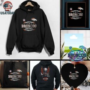 Denver Broncos NFL Harley Davidson motorcycle graphic shirt