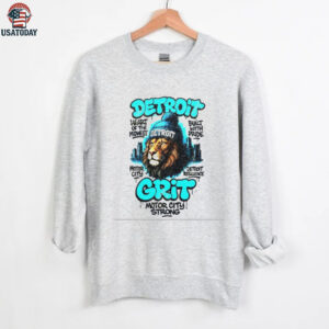 Detroit Lion Grit motor city strong varsity NFL 2025 shirt