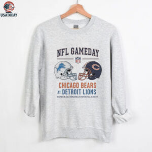 Detroit Lions vs Chicago Bears Nov 28 2025 Live From Ford Field Detroit Mi NFL Gameday shirt