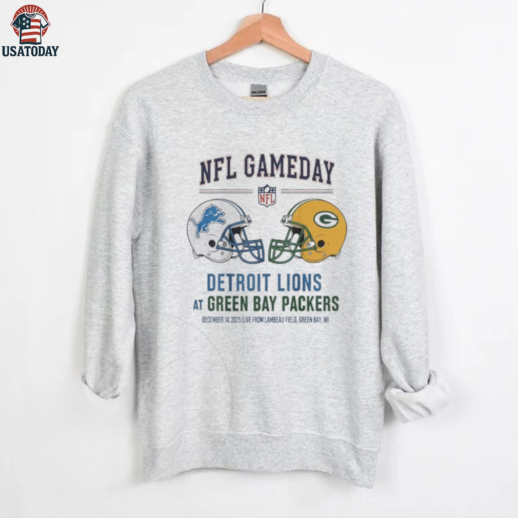 Detroit Lions vs Green Bay Packers Dec 14 2025 Live From Lambeau Field Green Bay Wi NFL Gameday shirt Detroit Lions vs Green Bay Packers Dec 14 2025 Live From Lambeau Field Green Bay Wi NFL Gameday shirt