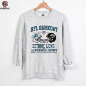 Detroit Lions vs Jacksonville Jaguars Nov 23 2025 Live From Everbank Stadium Jacksonville Fl NFL Gameday shirt