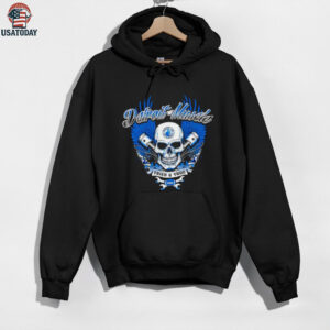 Detroit Muscle Tried and True skull pistons wings wrenches football shirt Detroit Muscle Tried and True skull pistons wings wrenches football shirt