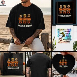 Donald Trump Elon Musk JD Vance I have a dream funny political t shirt