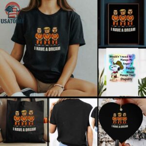 Donald Trump Elon Musk JD Vance I have a dream funny political t shirt