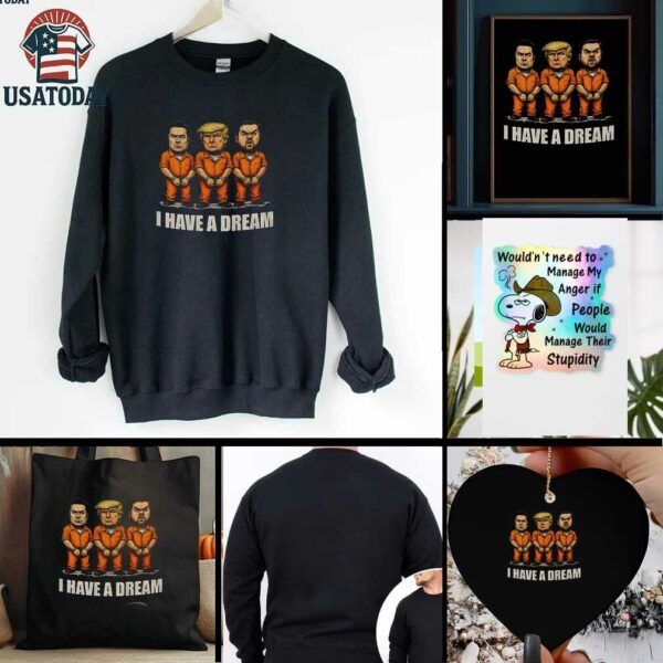 Donald Trump Elon Musk JD Vance I have a dream funny political t shirt