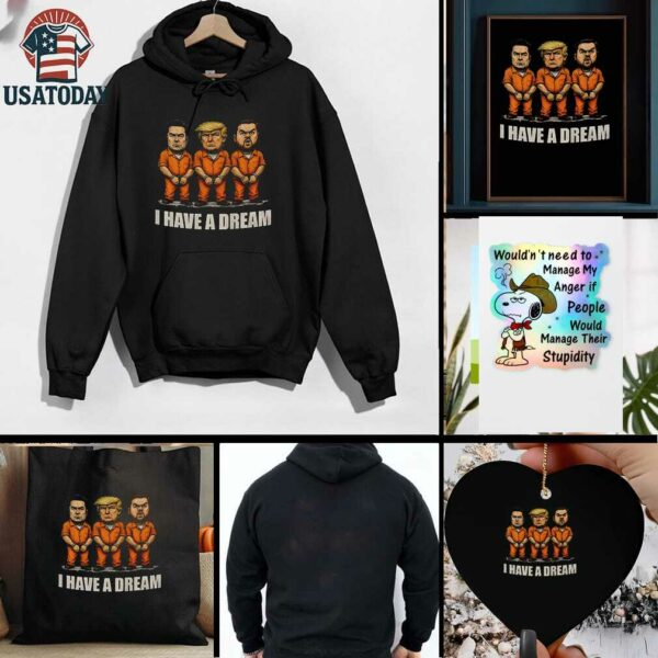 Donald Trump Elon Musk JD Vance I have a dream funny political t shirt