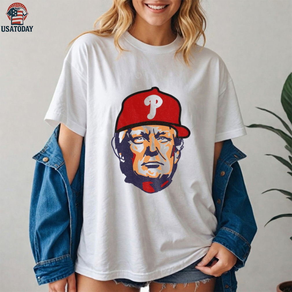 Donald Trump big head with Philadelphia Phillies hat MLB Baseball Champions 2025 shirt Donald Trump big head with Philadelphia Phillies hat MLB Baseball Champions 2025 shirt