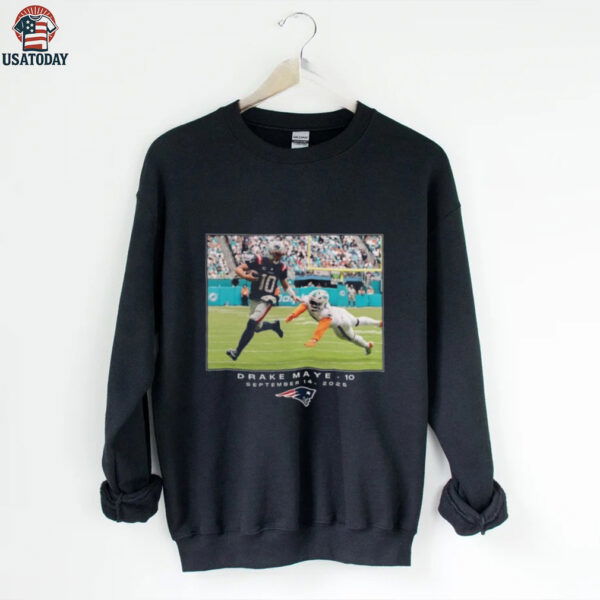Drake Maye New England Patriots NFL Flash Features Week 2 T shirt