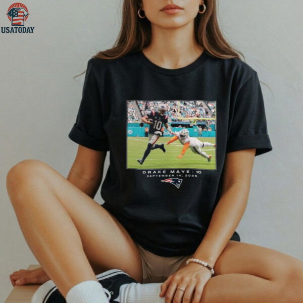 Drake Maye New England Patriots NFL Flash Features Week 2 T shirt