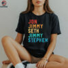 Jon Jimmy Seth Jimmy Stephen Free Speech shirt