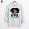 Eagles Girl Afro Lady Shirt