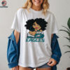 Eagles Girl Afro Lady Shirt