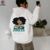 Eagles Girl Afro Lady Shirt