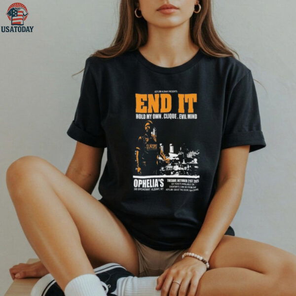End It Empire Underground, Albany, Ny Oct 21 2025 T shirt