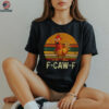 F Caw F Funny Retro Chicken shirt