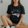 New England Patriots x Grateful Dead night 2025 bears logo shirt