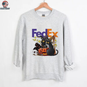 FedEx X Black Cat Witch Halloween 2025 T shirt