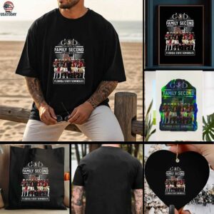 Florida State Seminoles God first Family Second then Florida State Seminoles t shirt