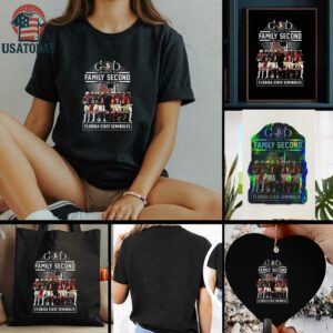 Florida State Seminoles God first Family Second then Florida State Seminoles t shirt
