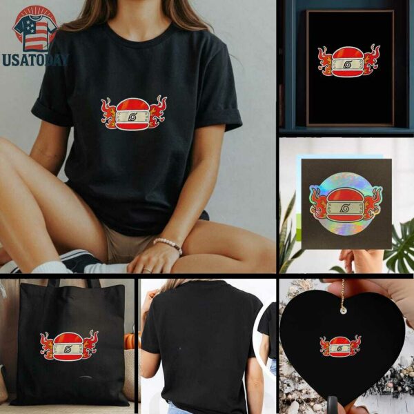 France BurgerKing x Naruto logo t shirt