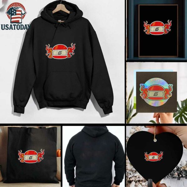 France BurgerKing x Naruto logo t shirt