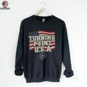 Freedom Charlie Kirk Turning point American flag shirt