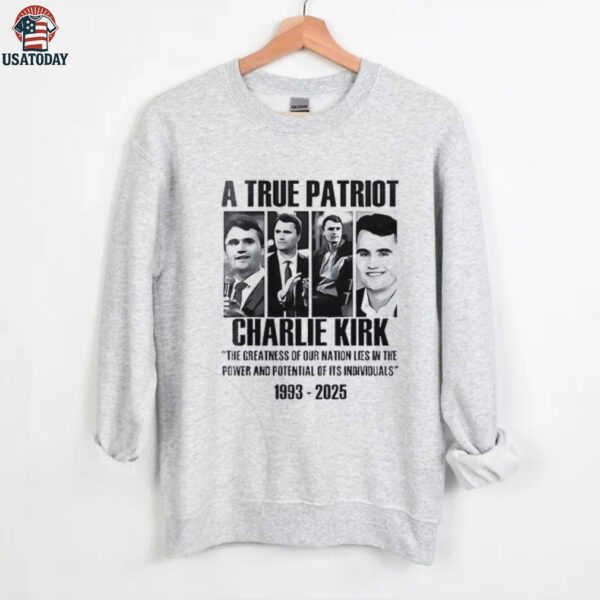 Freedom a true patriot Charlie Kirk the greatest of our nation lies shirt