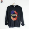 Freedom in America flag shirt