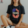 Freedom in America flag shirt