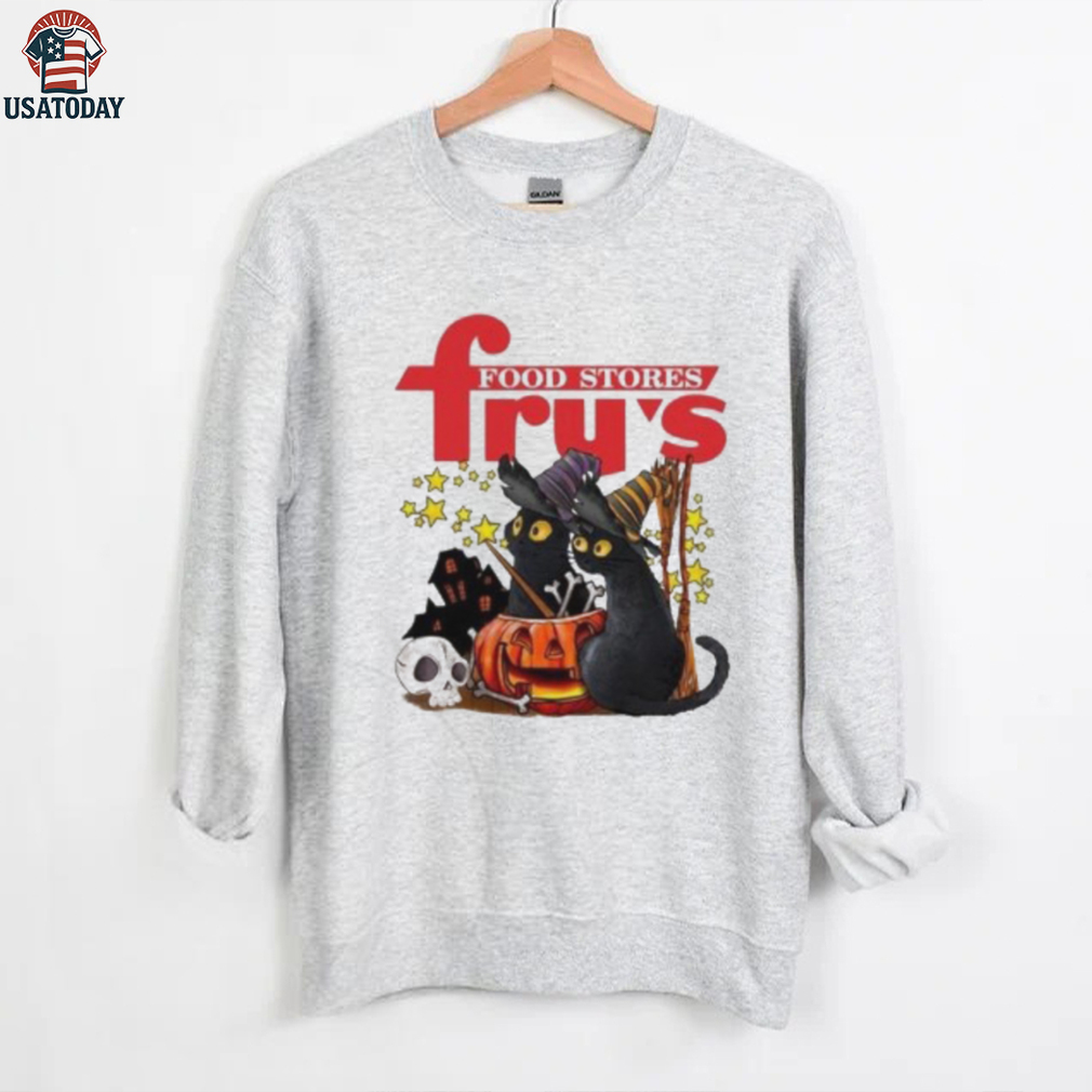 Fry’s Food and Drug X Black Cat Witch Halloween 2025 T shirt Fry’s Food and Drug X Black Cat Witch Halloween 2025 T shirt