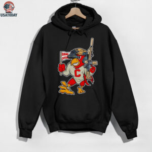 Gamecocks South Carolina Military Rooster Rifle shirt