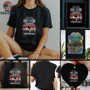 Georgia Bulldogs God first Family Second then Georgia Bulldogs t shirt