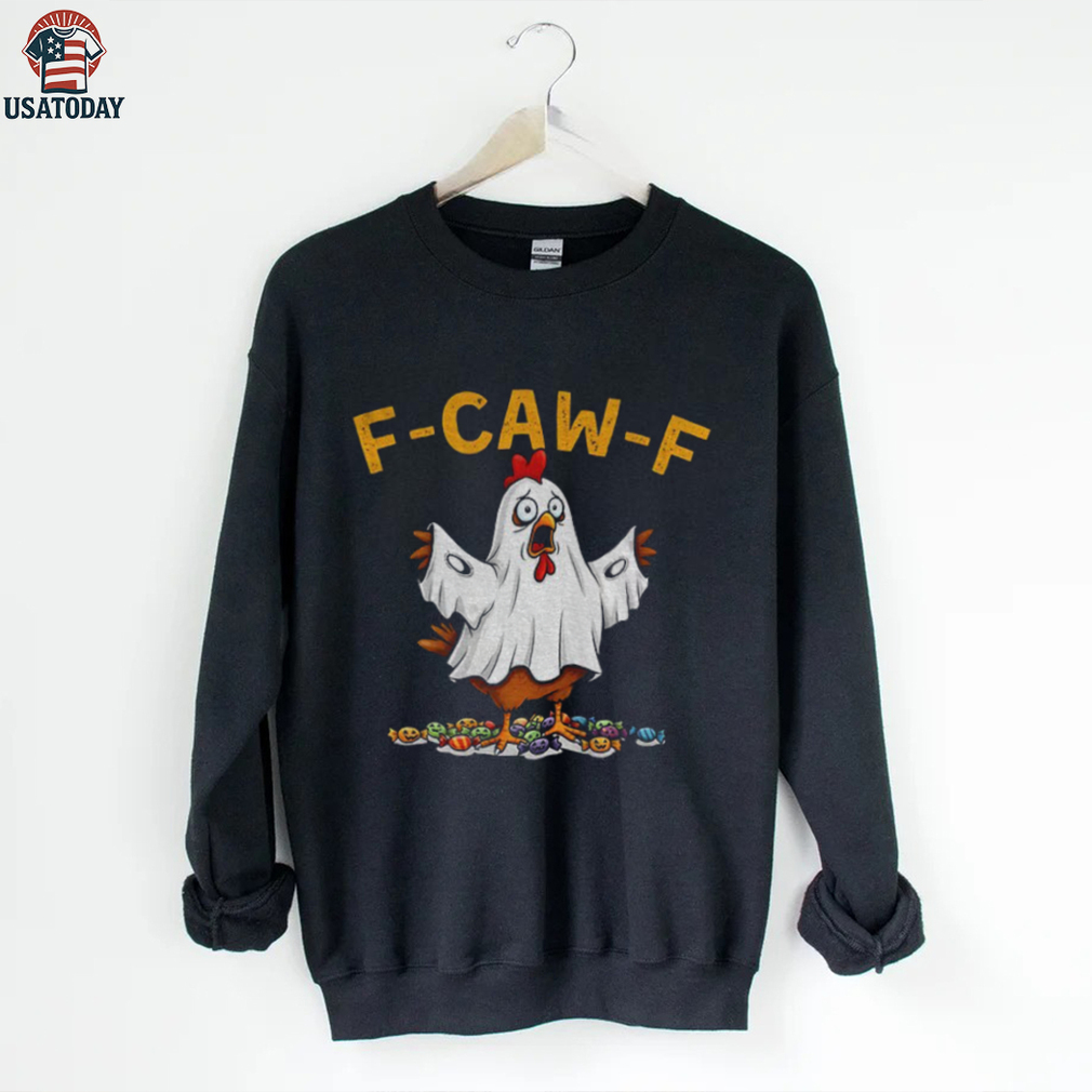 Ghost F CAW F Chicken political parody Halloween shirt Ghost F CAW F Chicken political parody Halloween shirt