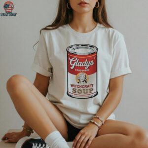 Gladys’ Condensed Witchcraft Soup classic parody art shirt Gladys’ Condensed Witchcraft Soup classic parody art shirt