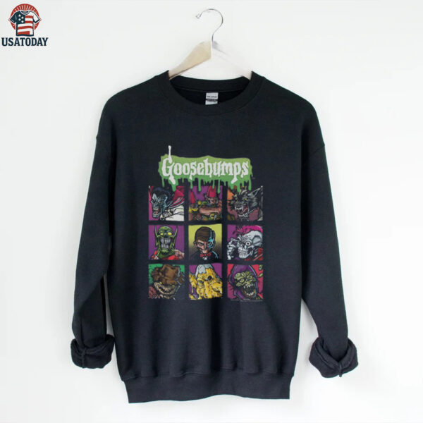 Goosebumps Monster Portraits Yearbook Style Shirts